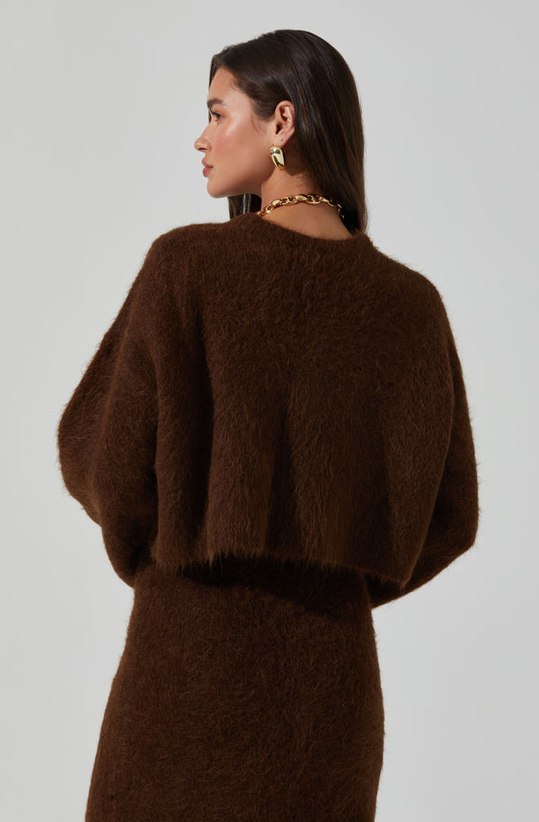 Astr The Label Clarissa Brushed Wool Sweater