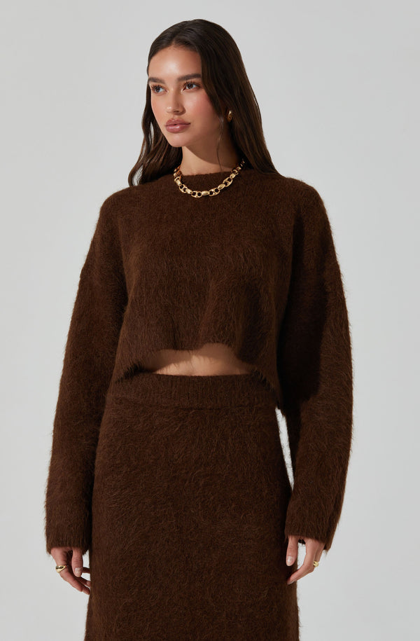 astr the label Clarissa Brushed Wool Sweater