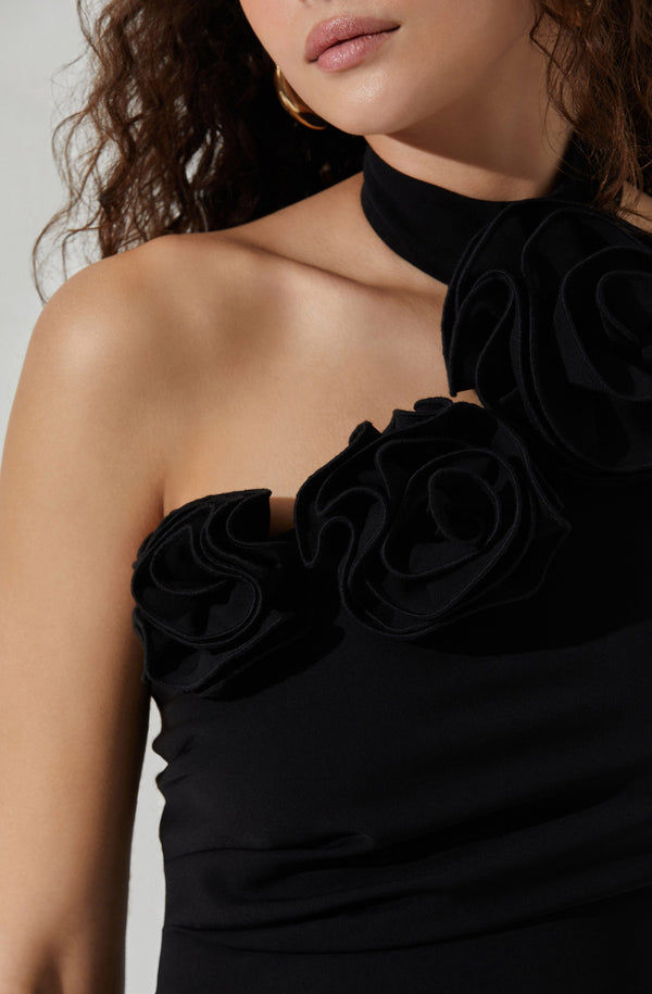 Astr The Label Corsage Halter Mini Dress