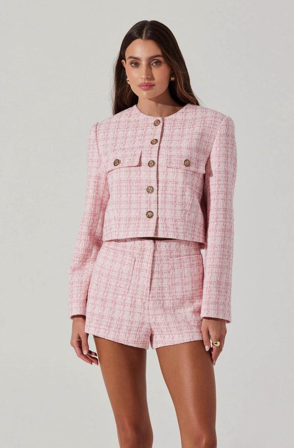 astr the label Cropped Tweed Jacket