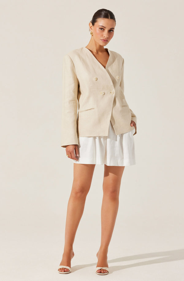 astr the label Dannika Linen Blazer