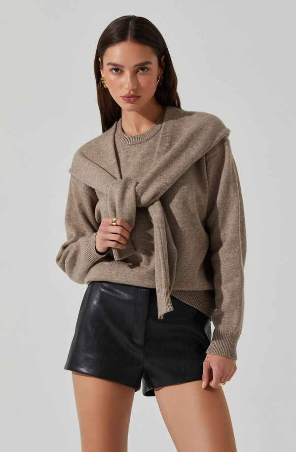 astr the label Delrin Double Layered Sweater