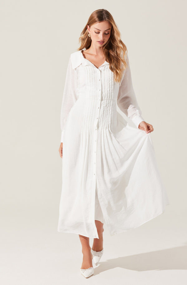 astr the label Diell Pleated Midi Dress