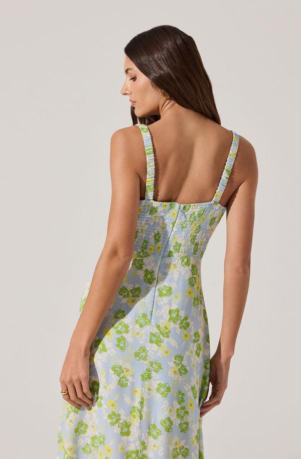 Astr The Label Elsie Floral Midi Dress