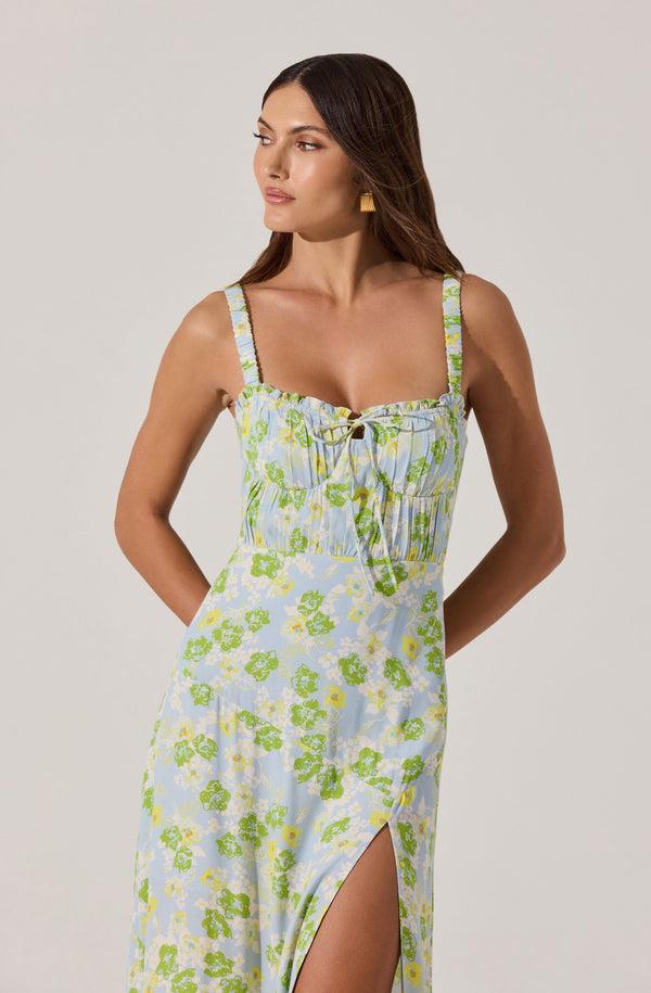 Astr The Label Elsie Floral Midi Dress