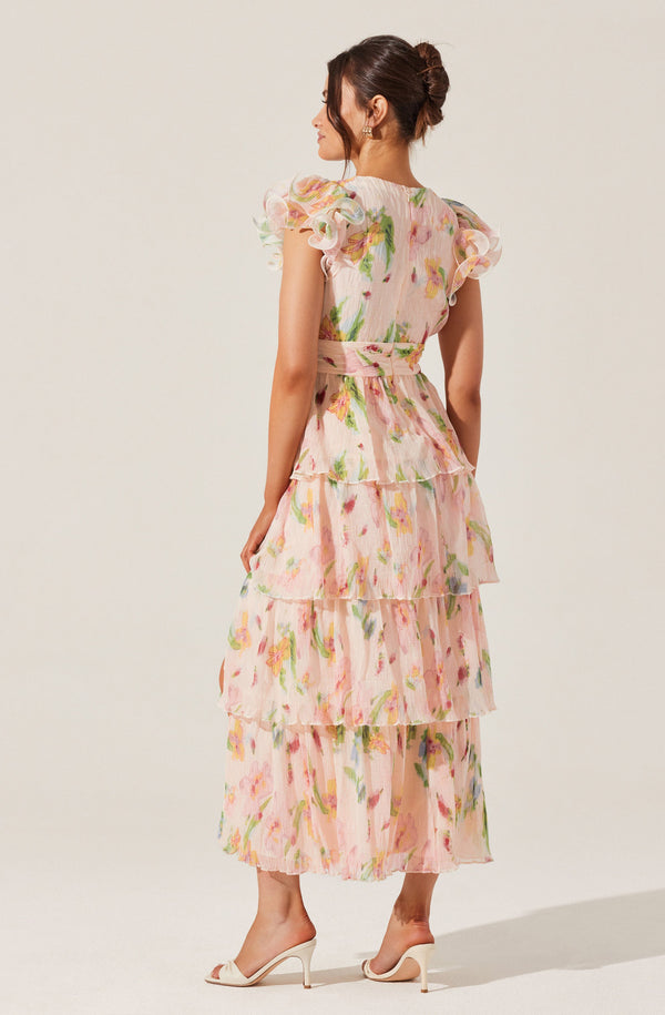 Astr The Label Emporia Floral Tiered Maxi Dress