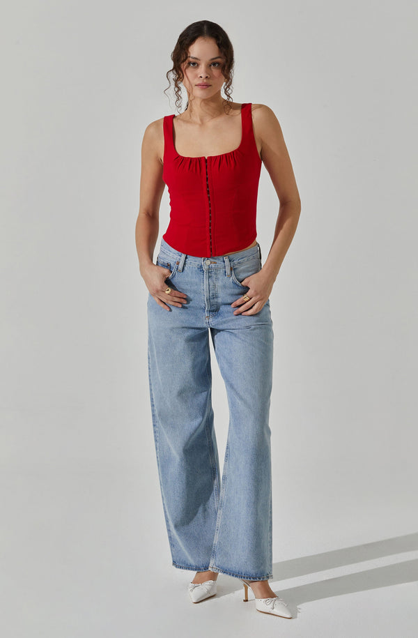 Astr The Label Evetta Corset Top