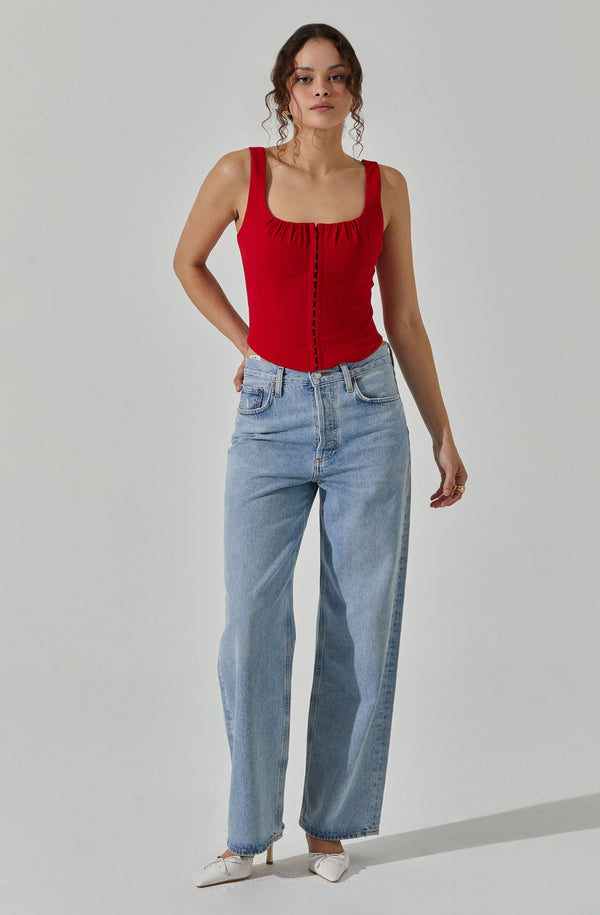 Astr The Label Evetta Corset Top