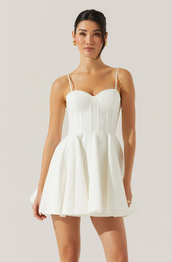 Astr The Label Fenna Textured Corset Mini Dress