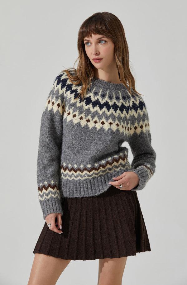 astr the label Feyre Fair Isle Sweater