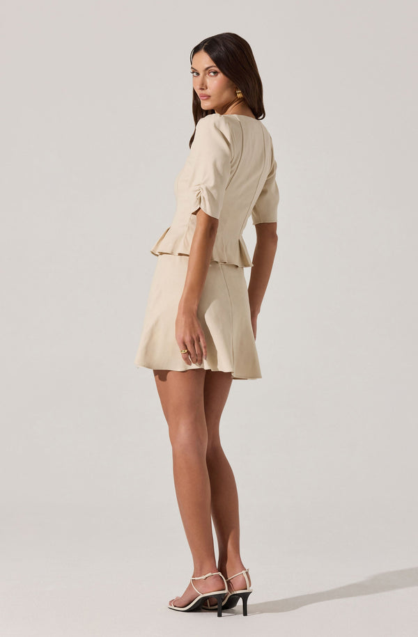 Astr The Label Flared Pleated Mini Skirt
