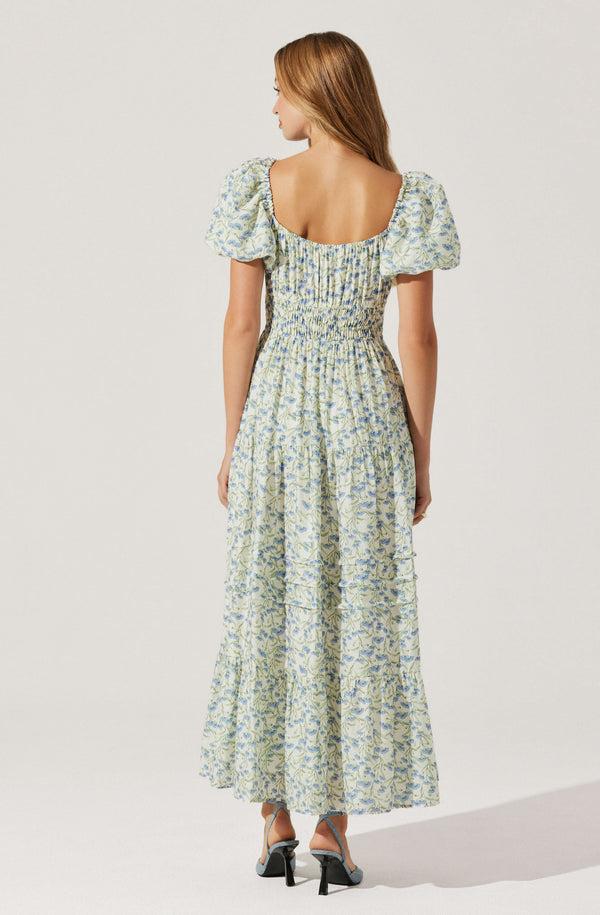 Astr The Label Florentina Floral Tiered Maxi Dress