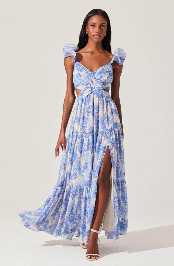 Astr The Label Fritillaria Floral Maxi Dress