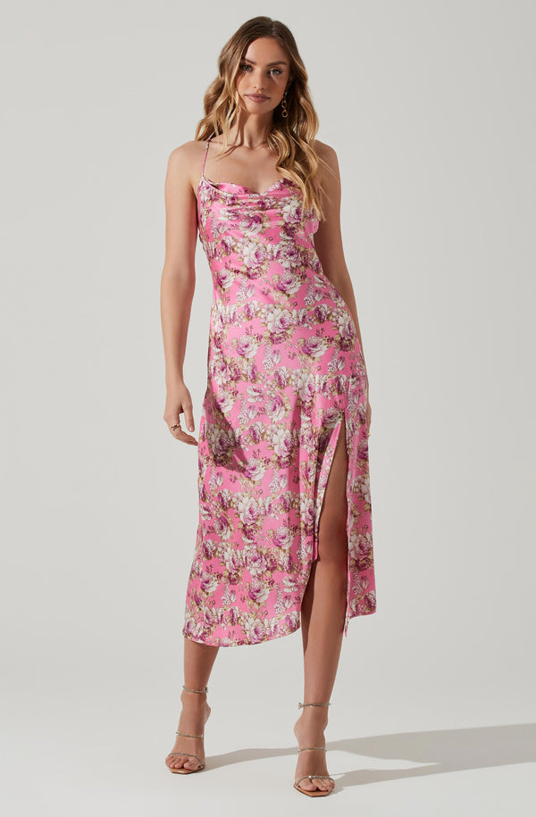 astr the label Gaia Floral Midi Dress