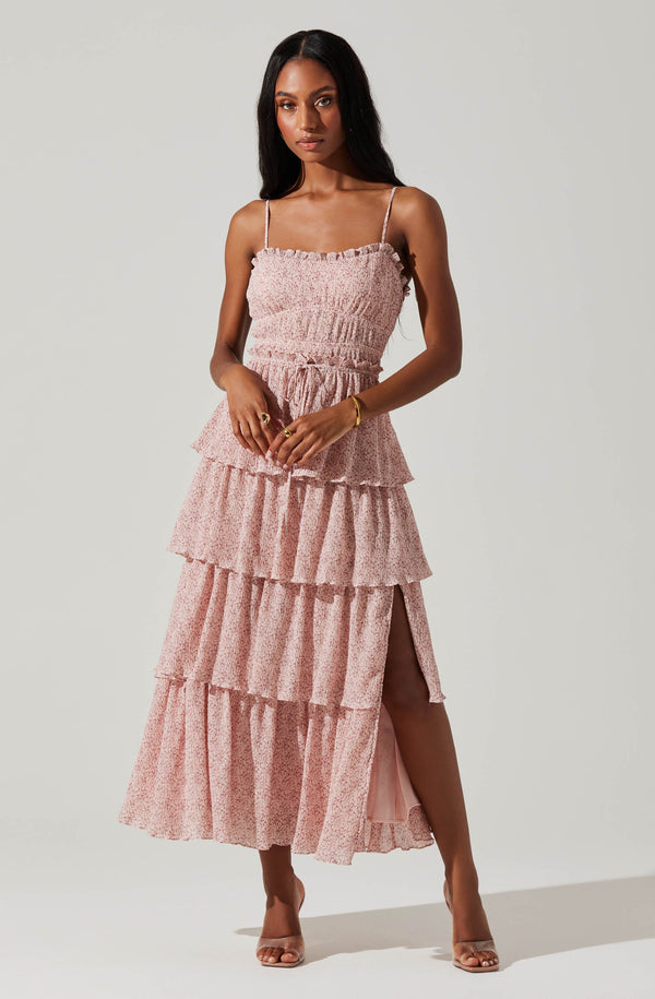 Astr The Label Harriet Tiered Maxi Dress