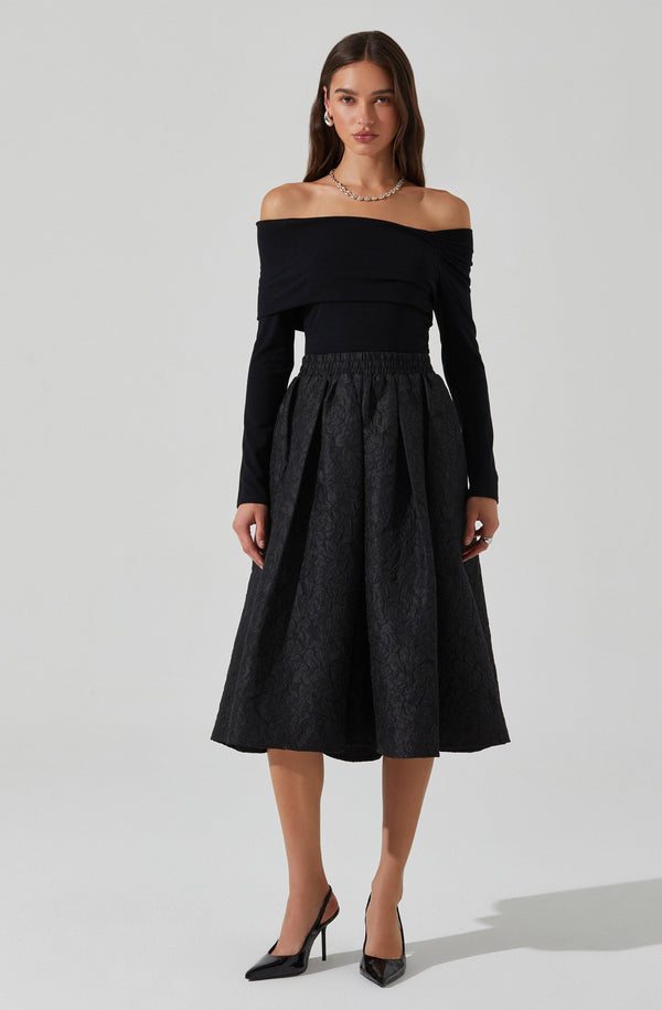 Astr The Label Jada Off Shoulder Top