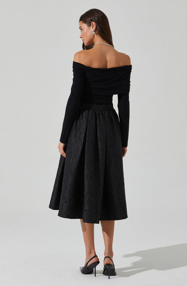 Astr The Label Jada Off Shoulder Top