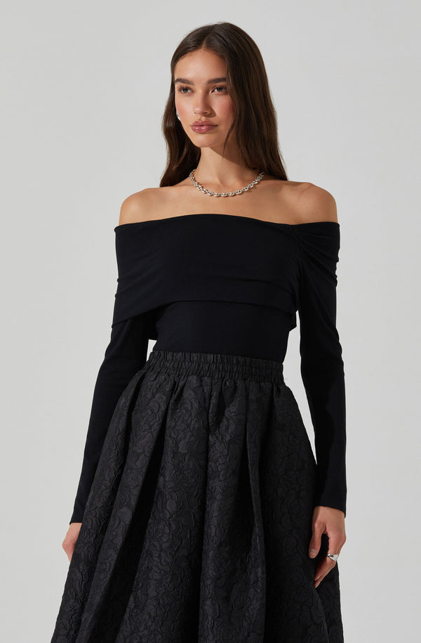 astr the label Jada Off Shoulder Top