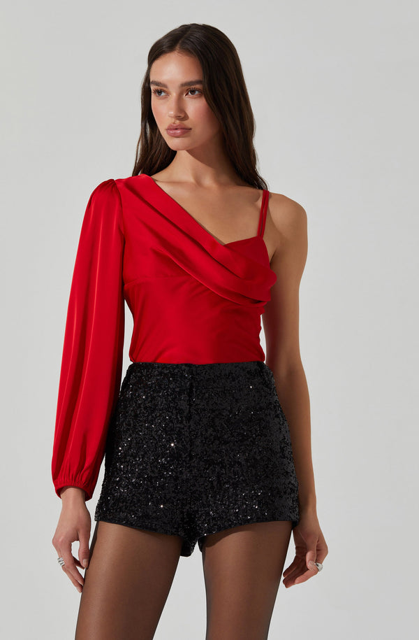 astr the label Jenah One Shoulder Top