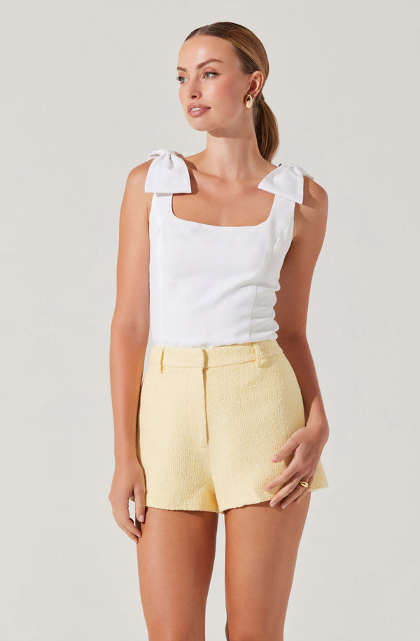 astr the label Jessica Bow Detail Sleeveless Top