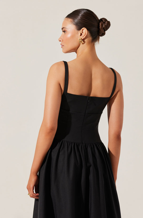 Astr The Label Jevi Sleeveless Bubble Midi Dress