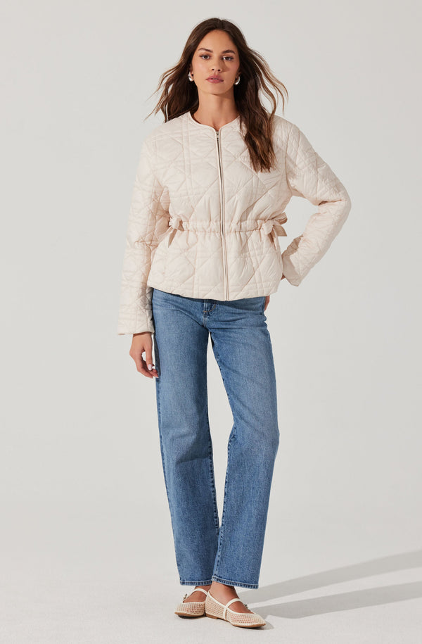 Astr The Label Joslyn Quilted Jacket