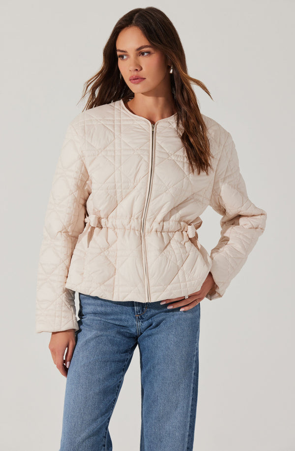 Astr The Label Joslyn Quilted Jacket