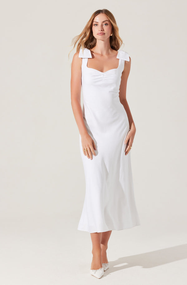 astr the label Kateleya Bow Detail Midi Dress