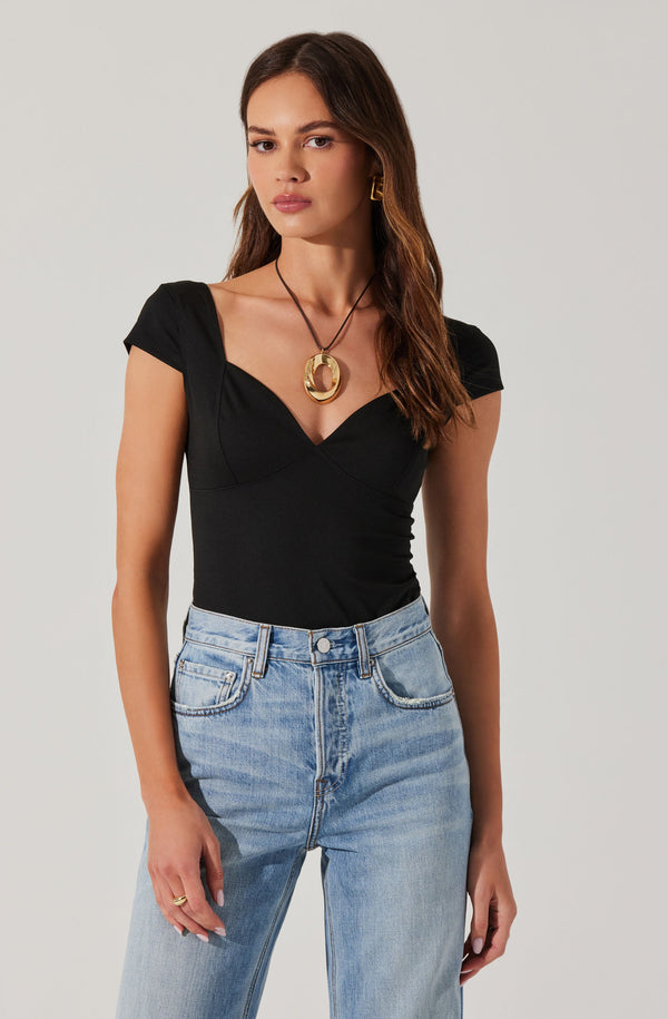 astr the label Keela Cap Sleeve Bodysuit