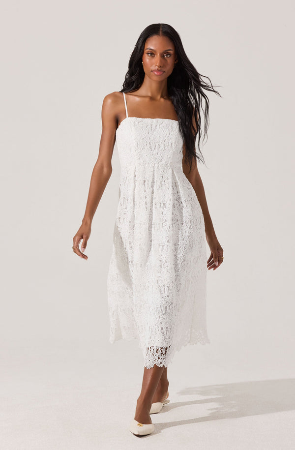 astr the label Lace Midi Dress