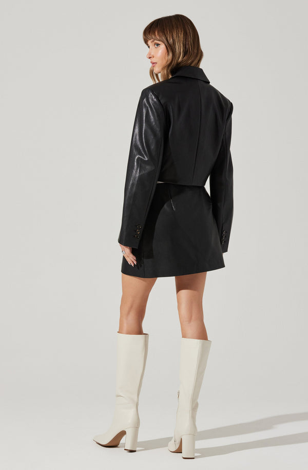 Astr The Label Lindsay Cropped Jacket