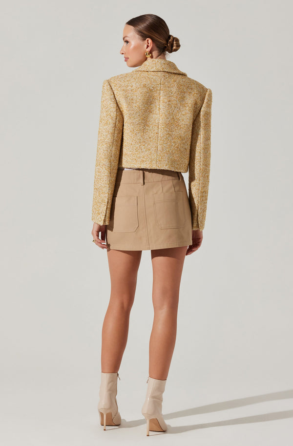 Astr The Label Lindsay Cropped Jacket