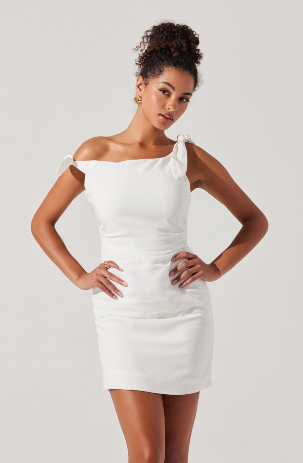 Astr The Label Lora Off-Shoulder Mini Dress