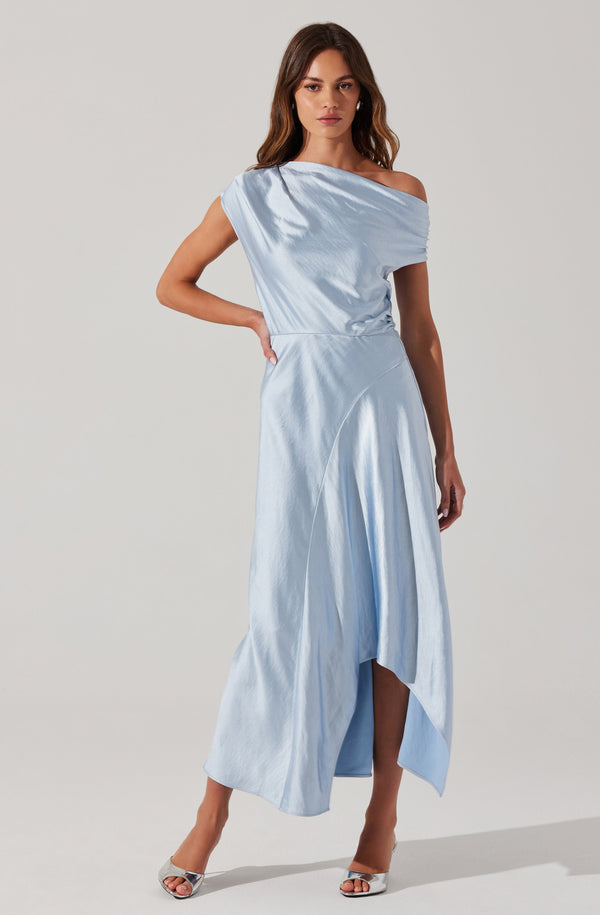 astr the label Mairyn Satin Midi Dress