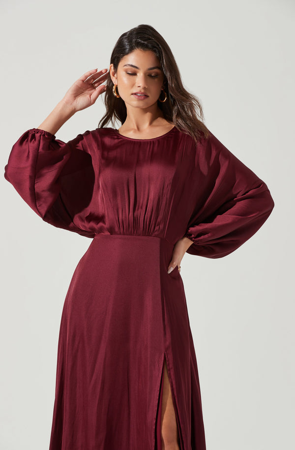 Astr The Label Marin Dolman Sleeve Midi Dress