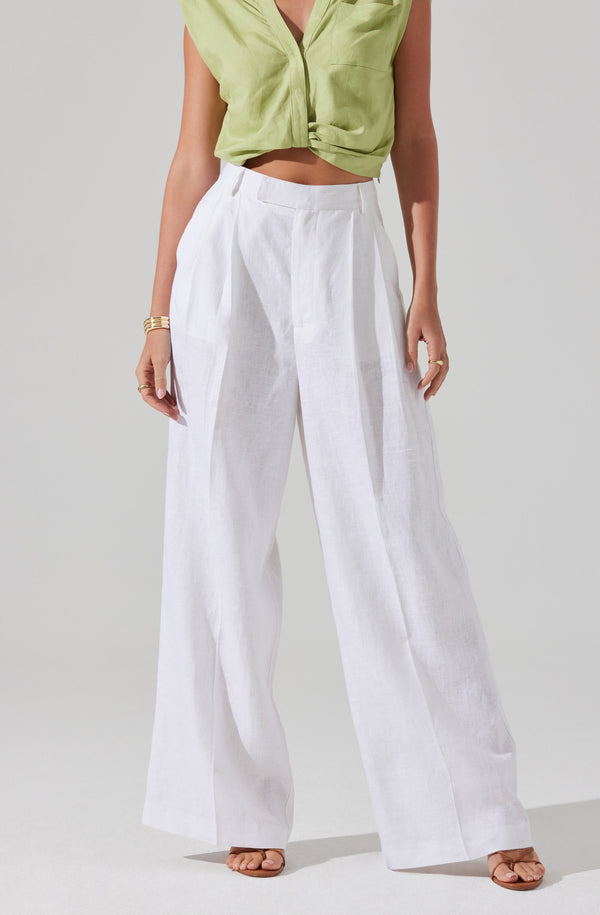 Astr The Label Milani Wide Leg Trouser Pants