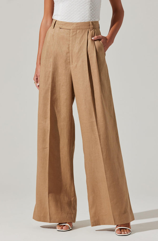 Astr The Label Milani Wide Leg Trouser Pants