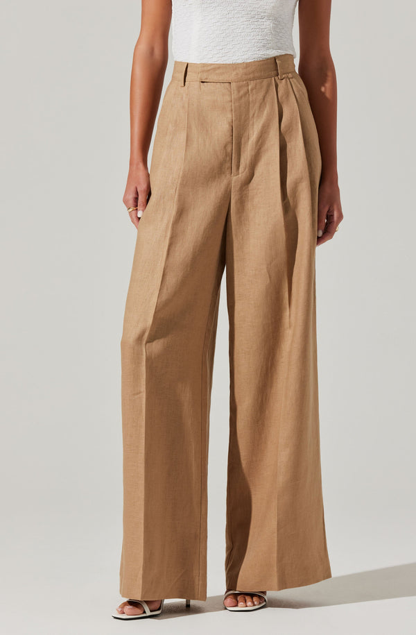 Astr The Label Milani Wide Leg Trouser Pants