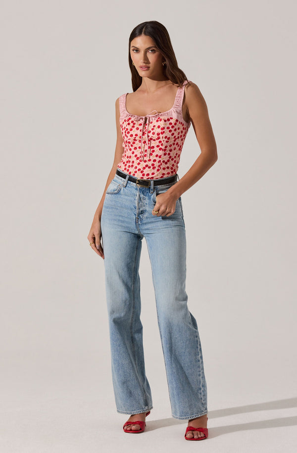 Astr The Label Milkmaid Top