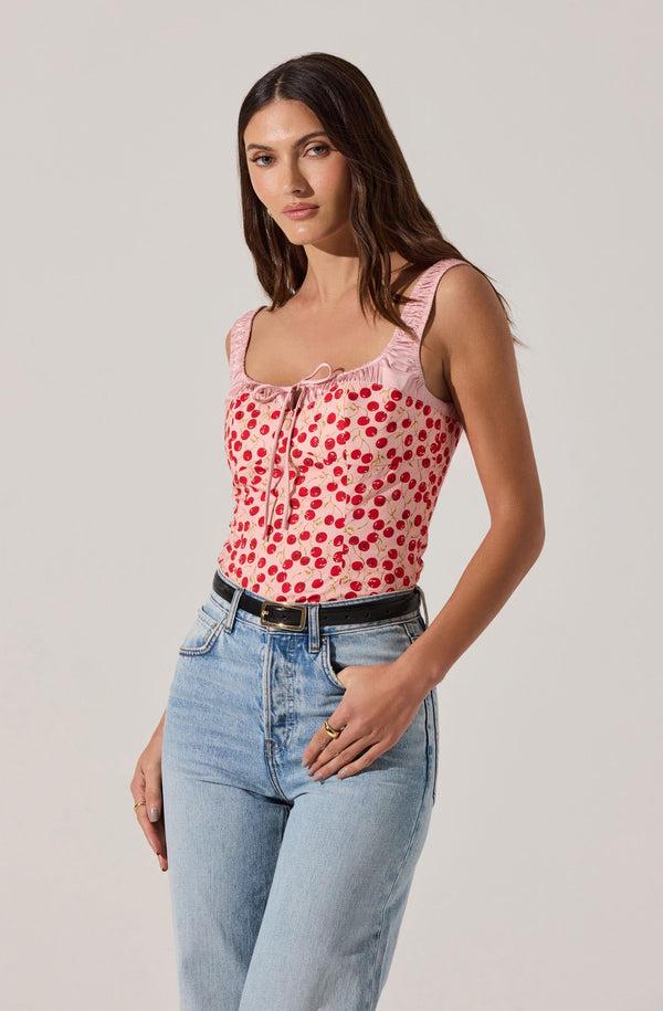 Astr The Label Milkmaid Top