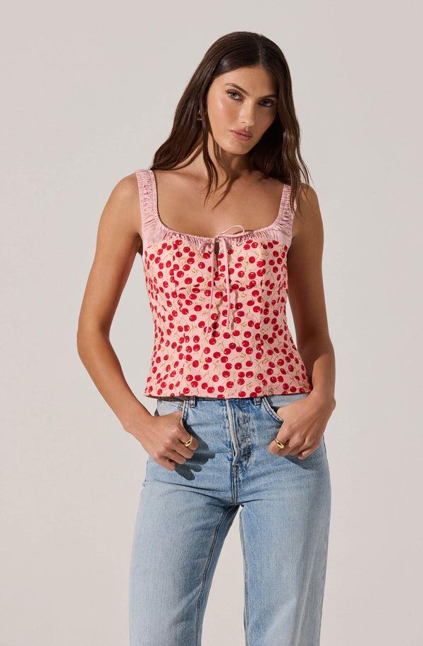 Astr The Label Milkmaid Top