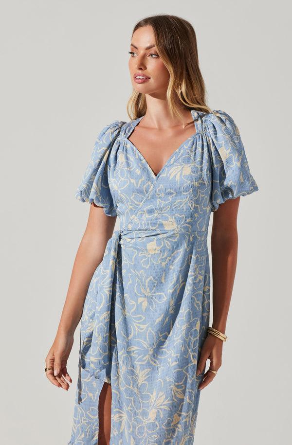 Astr The Label Modena Floral Midi Dress