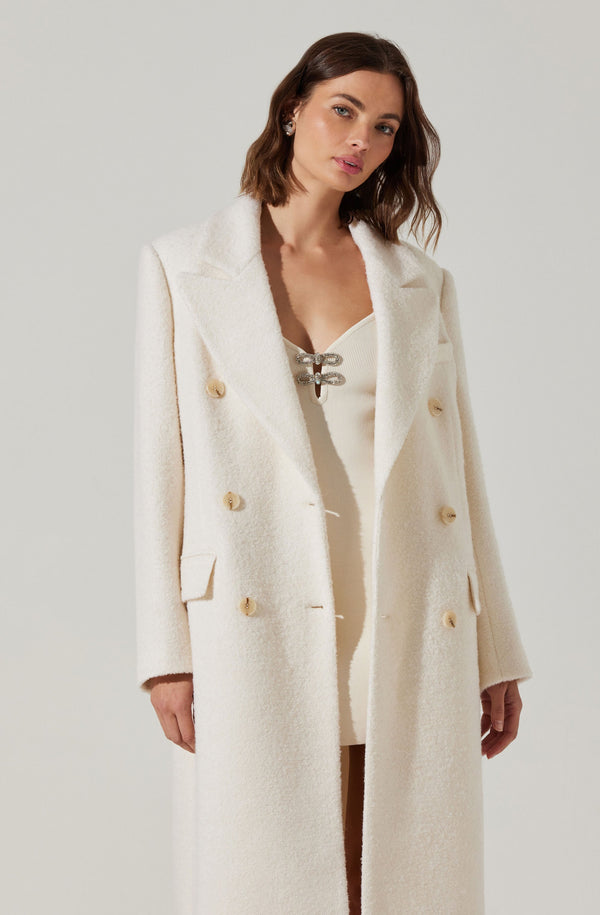 Astr The Label Morana Double Breasted Coat