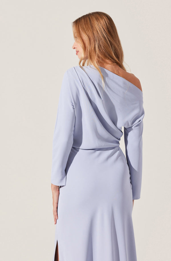 Astr The Label Naida Off Shoulder Midi Dress