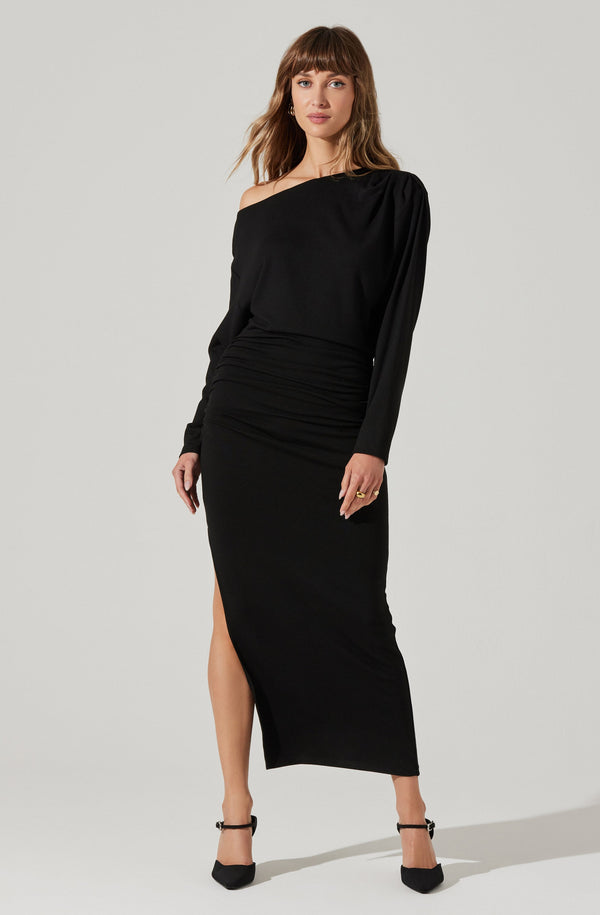 astr the label Nary Off Shoulder Midi Dress