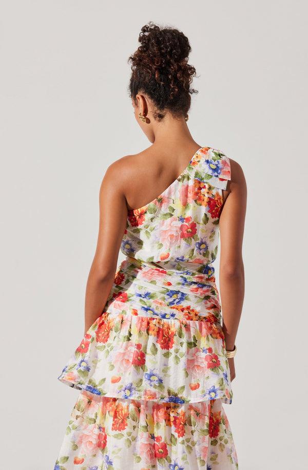 Astr The Label Natali One Shoulder Maxi Dress