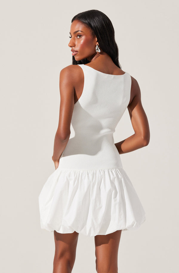 Astr The Label Nettie Bubble Hem Sweater Dress