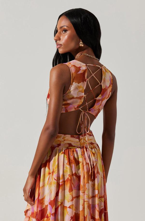 Astr The Label Noya Floral Maxi Dress