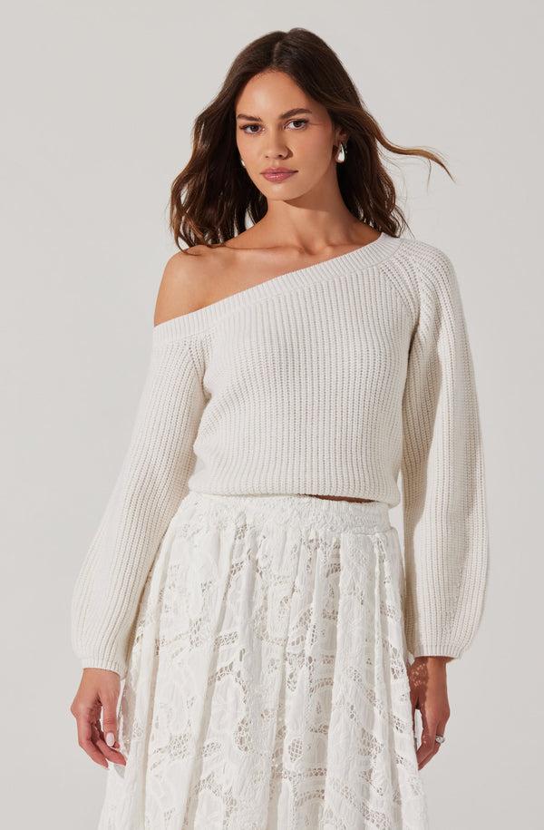 Astr The Label Ottolia Off Shoulder Sweater