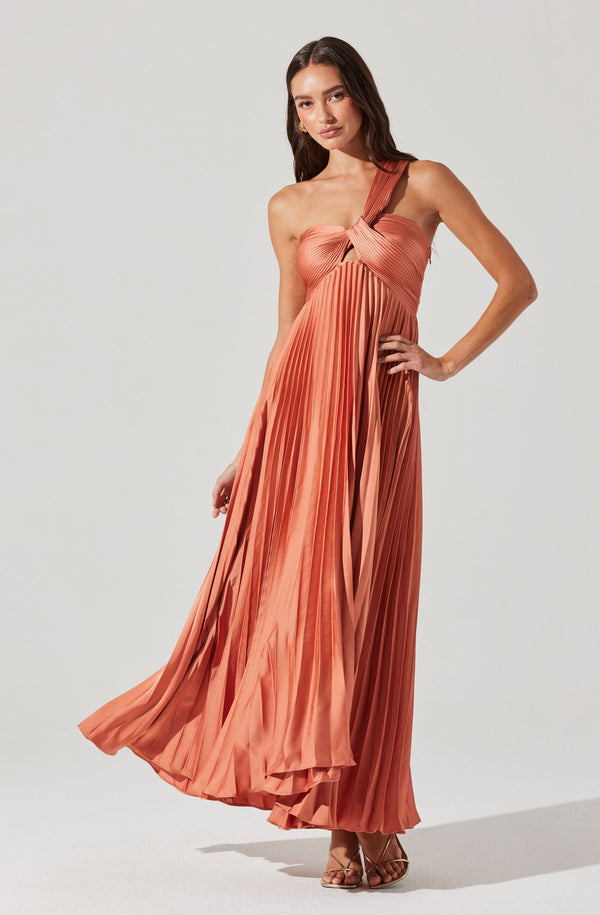 astr the label Rasya Pleated Maxi Dress